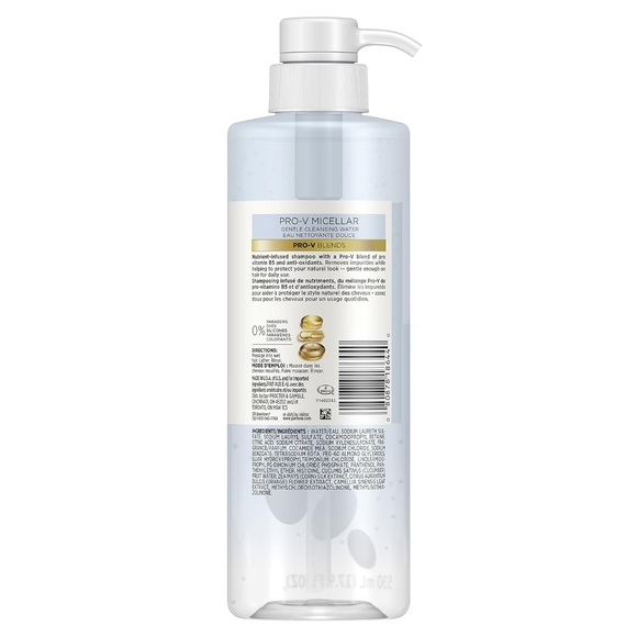 Pantene, 1 Shampoo & 1 Conditioner, with Micellar Water, 17.9 fl oz each - Picture 2 of 8